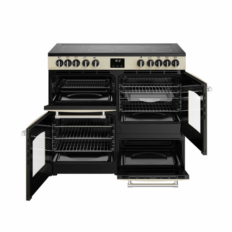 Belling Farmhouse 100cm Electric Range Cooker - Cream