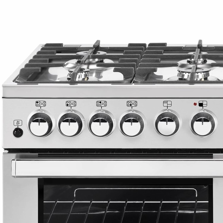 Belling Cookcentre 100DF Professional 100cm Dual Fuel Range Cooker - Stainless Steel