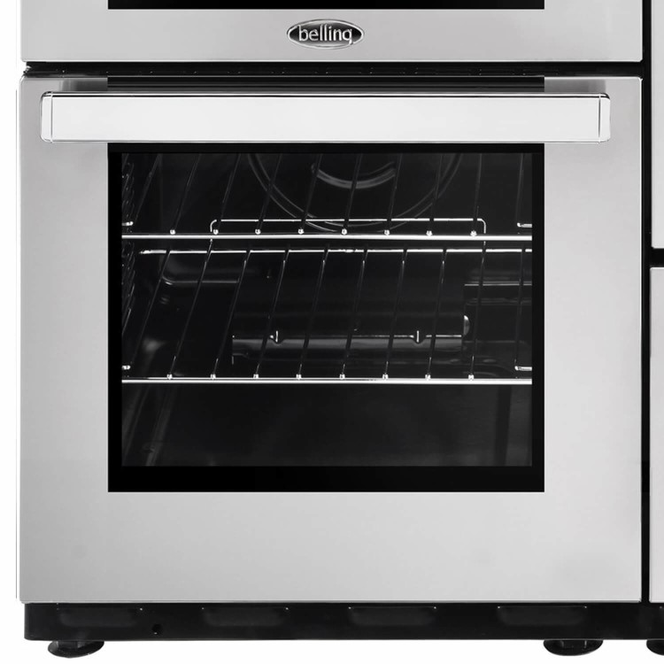 Belling Cookcentre 100DF Professional 100cm Dual Fuel Range Cooker - Stainless Steel