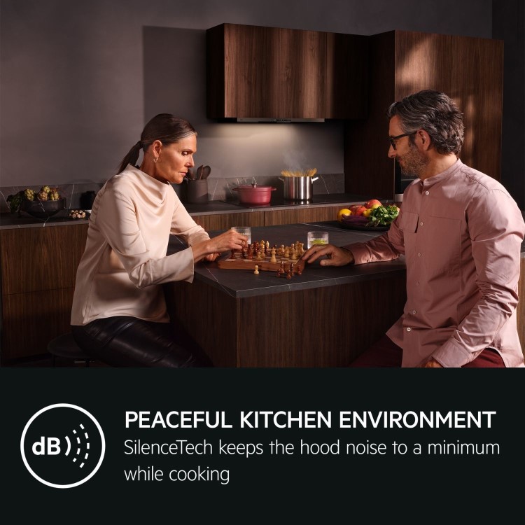 AEG 9000 Series AutoSense&reg; 60cm Canopy Cooker Hood - Black