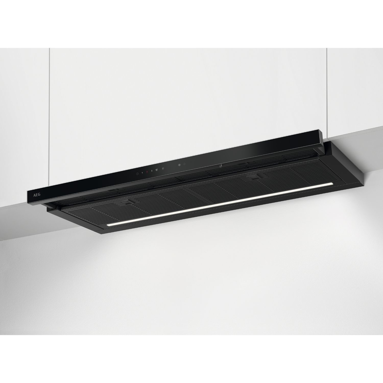 AEG GDP869PB 8000 Series 90cm Canopy Cooker Hood - Black