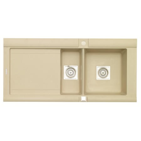 Astracast Ge15rxhomeskr Geo 1 5 Bowl Right Hand Drainer Granite Rok Composite Sink In Graphite Grey