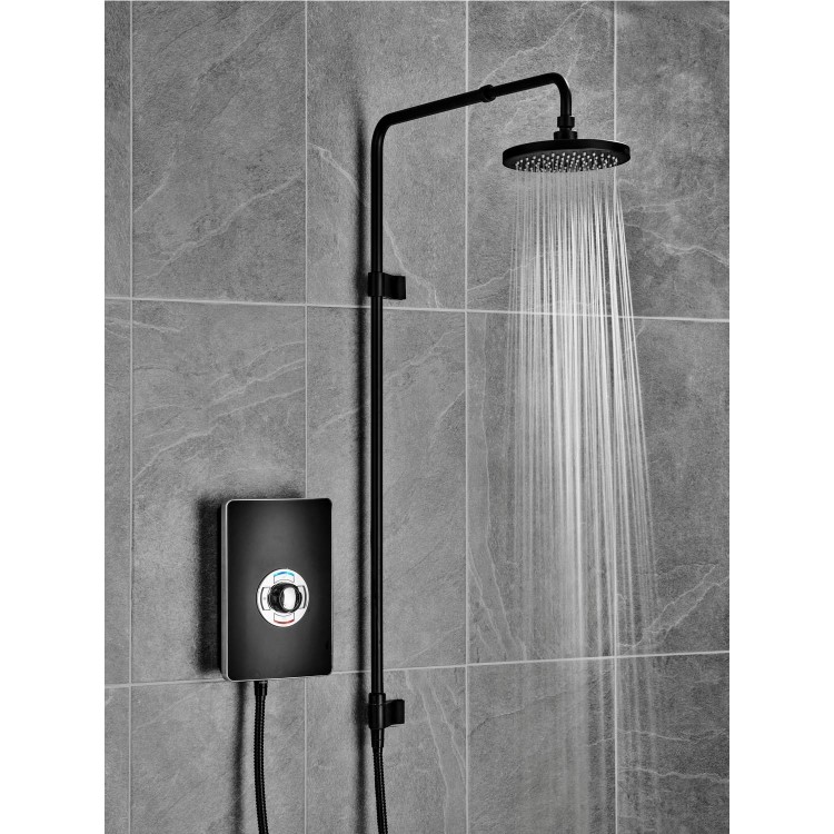 Triton 9.5kW Aspirante UNIQ&reg; Electric Shower - Matte Black