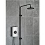 Triton 9.5kW Aspirante UNIQ&reg; Electric Shower - Nickel Effect