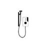 Triton Enlight 9.5kW Thermostatic Electric Shower with Back to Wall Kit - White