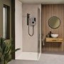 Triton Enlight  9.5kW Thermostatic Electric Shower with Back to Wall Kit - Grey