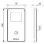 Triton ENVi 9.0kW Electric Shower With Ceiling Fed Shower Kit - Chrome