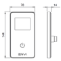 Triton ENVi 9.0kW Electric Shower With Inline Wall Fed Shower Kit - Chrome