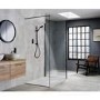 GRADE A1 - Triton ENVi 9.0KW Ceiling Fed Kit Digital Electric Shower - Black