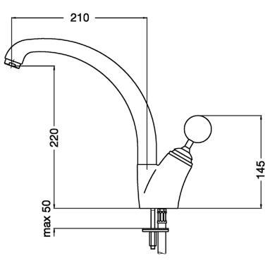 Smeg Genoa Single Lever Tap