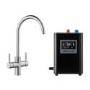 Rangemaster GEO Intense Round Brushed Chrome 4 in 1 Boiling Water Kitchen Tap