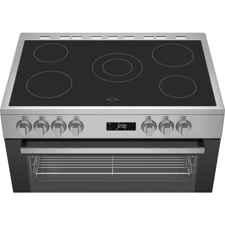 Beko 90cm Single Oven Electric Range Cooker - Stainless Steel