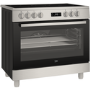 Beko 90cm Single Oven Electric Range Cooker - Stainless Steel