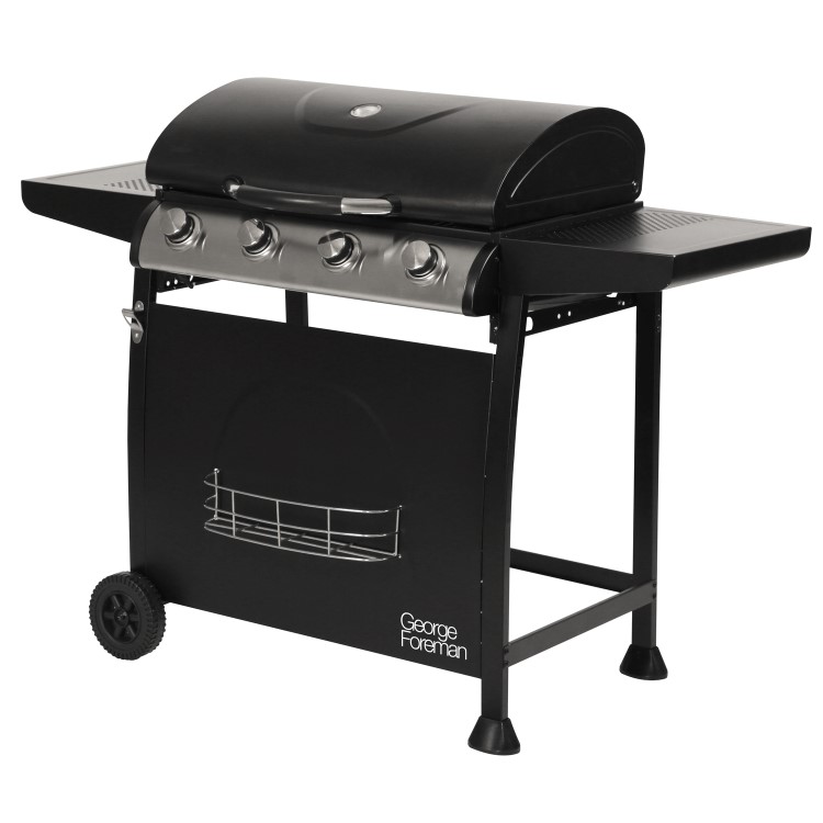 George Foreman GFGBBQ4Q 4 Burner Gas BBQ
