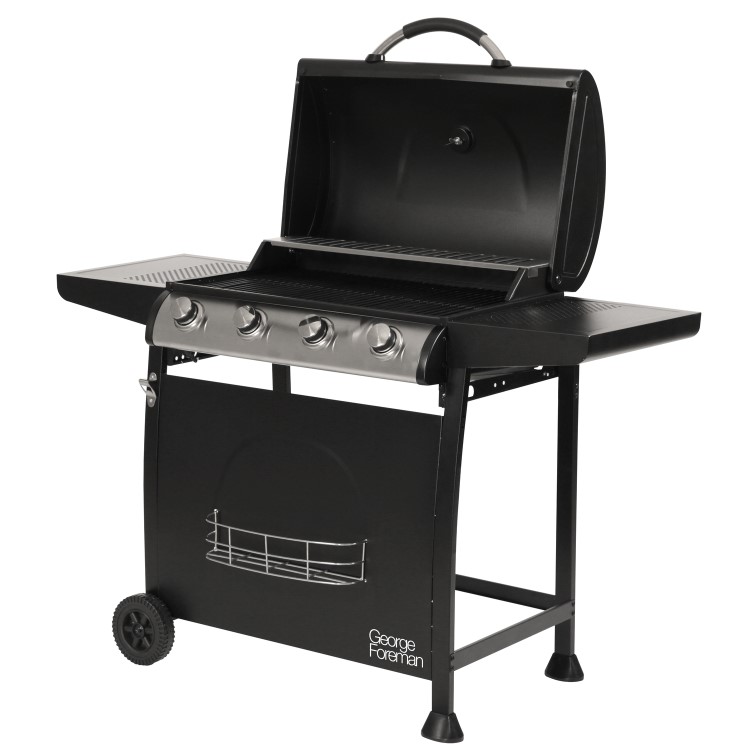 George Foreman GFGBBQ4Q 4 Burner Gas BBQ
