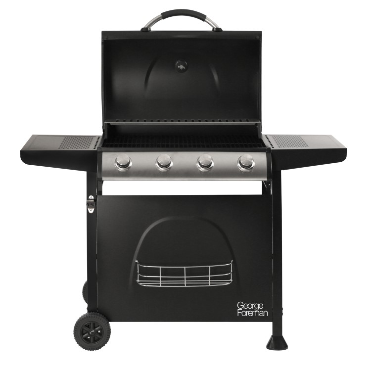 George Foreman GFGBBQ4Q 4 Burner Gas BBQ