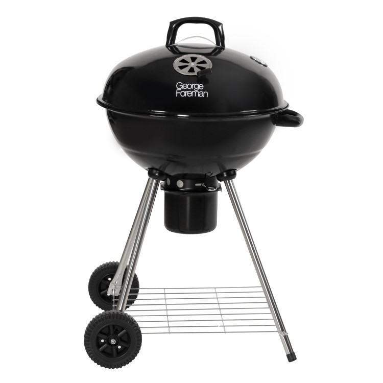 GRADE A1 - George Foreman GFKTBBQ Kettle Charcoal BBQ