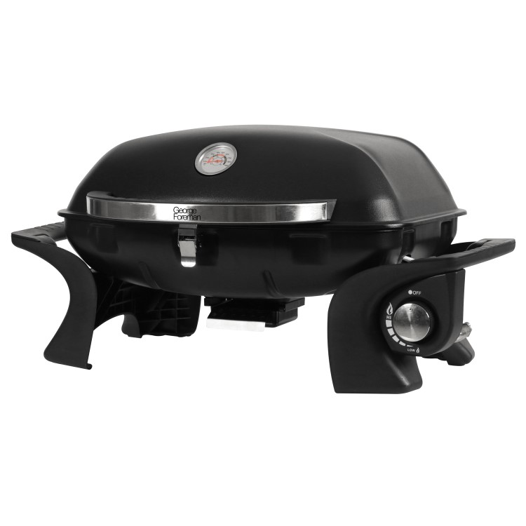 GRADE A1 - George Foreman GFSBBQ1 Go Anywhere Gas BBQ