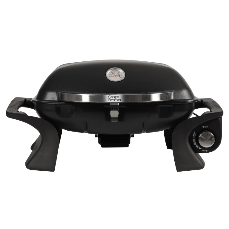 GRADE A1 - George Foreman GFSBBQ1 Go Anywhere Gas BBQ