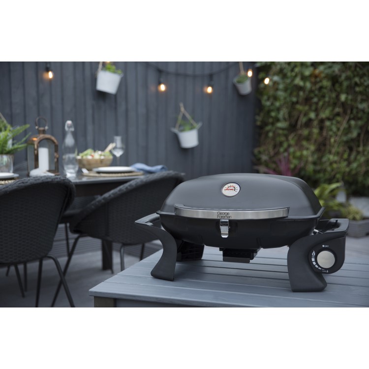 GRADE A1 - George Foreman GFSBBQ1 Go Anywhere Gas BBQ