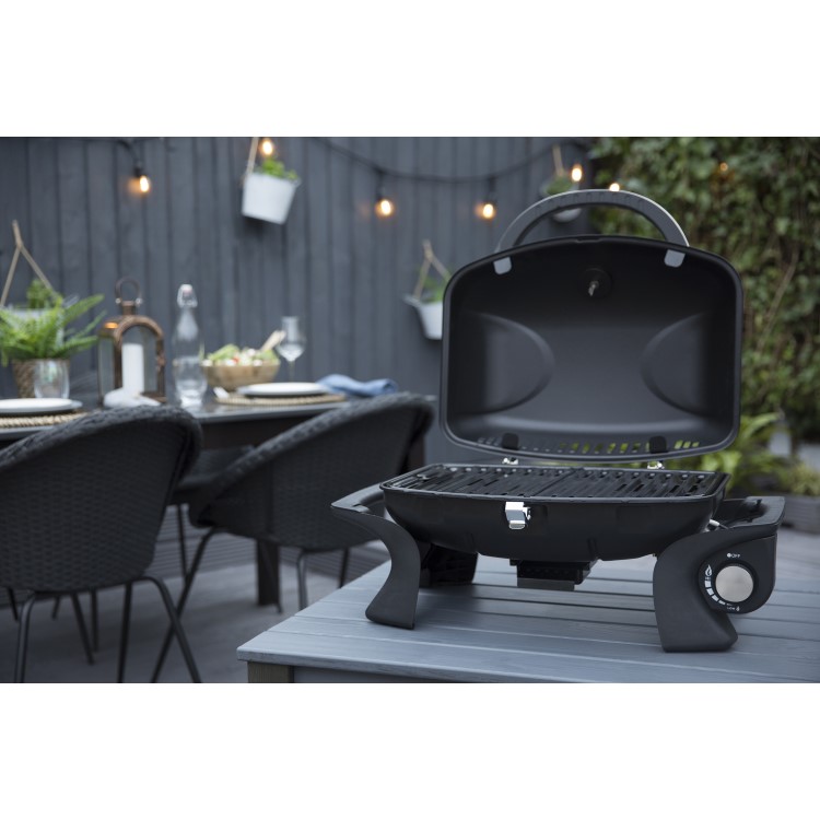 GRADE A1 - George Foreman GFSBBQ1 Go Anywhere Gas BBQ