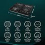 Hisense 60cm 4 Burner Gas on Glass Hob - Black