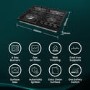 Hisense 60cm 4 Burner Gas on Glass Hob - Black