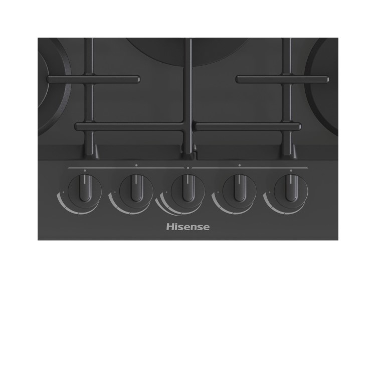 Refurbished Hisense GG773B 75cm 5 burner Gas on Glass Hob Black