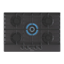 Refurbished Hisense GG773B 75cm 5 Burner Gas on Glass hob Black