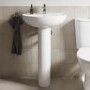 Twyford Alcona 550mm Basin & Full Pedestal Pack