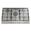 Montpellier GH71X 75cm Five Burner Gas Hob - Stainless Steel With Cast Iron Pan Supports
