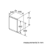 GRADE A1 - Neff GI1113F30 72 Litre Integrated In Column Freezer 72cm Tall Low Frost 56cm Wide - White