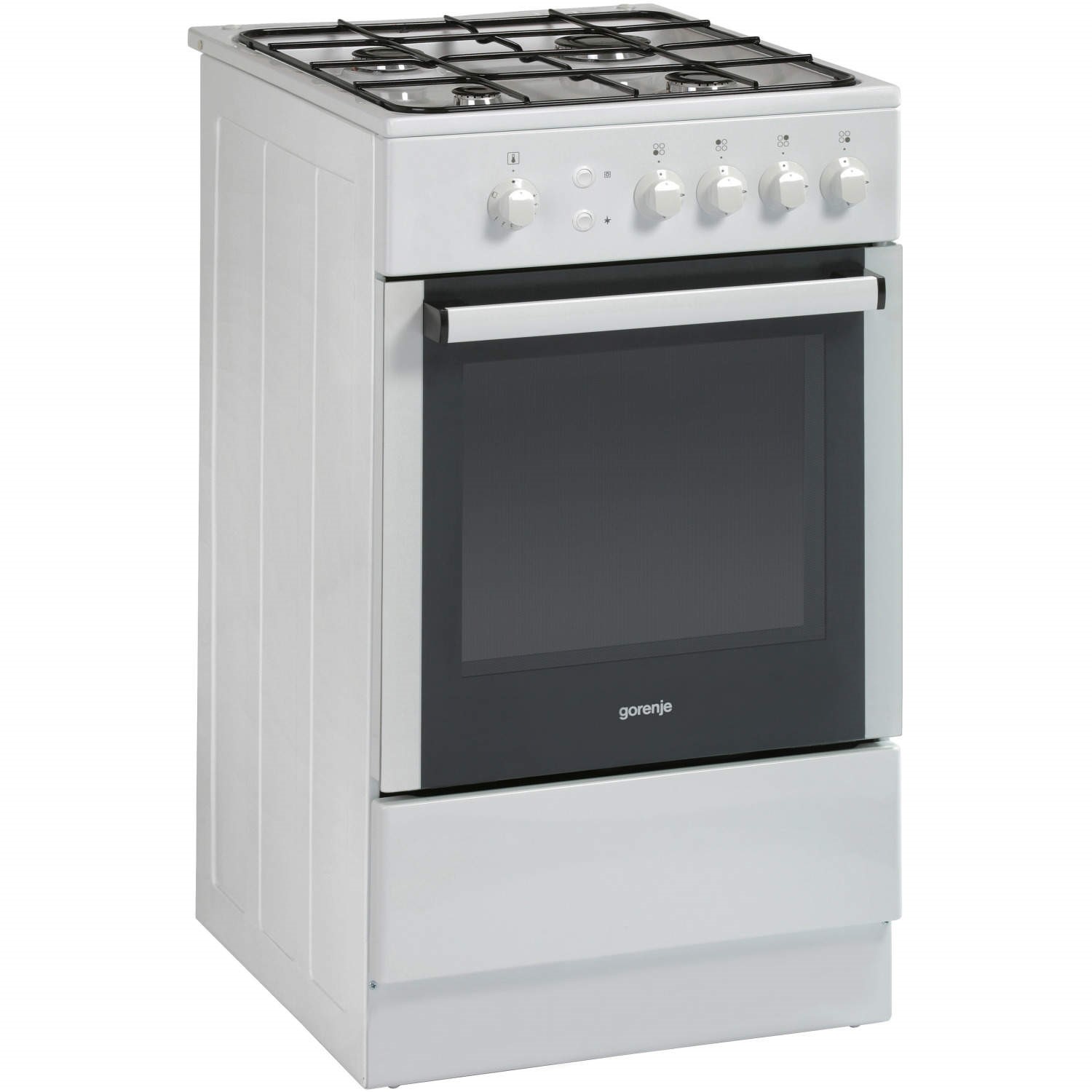 Gorenje GI52108AW 50cm Single Oven Gas Cooker White Appliances Direct