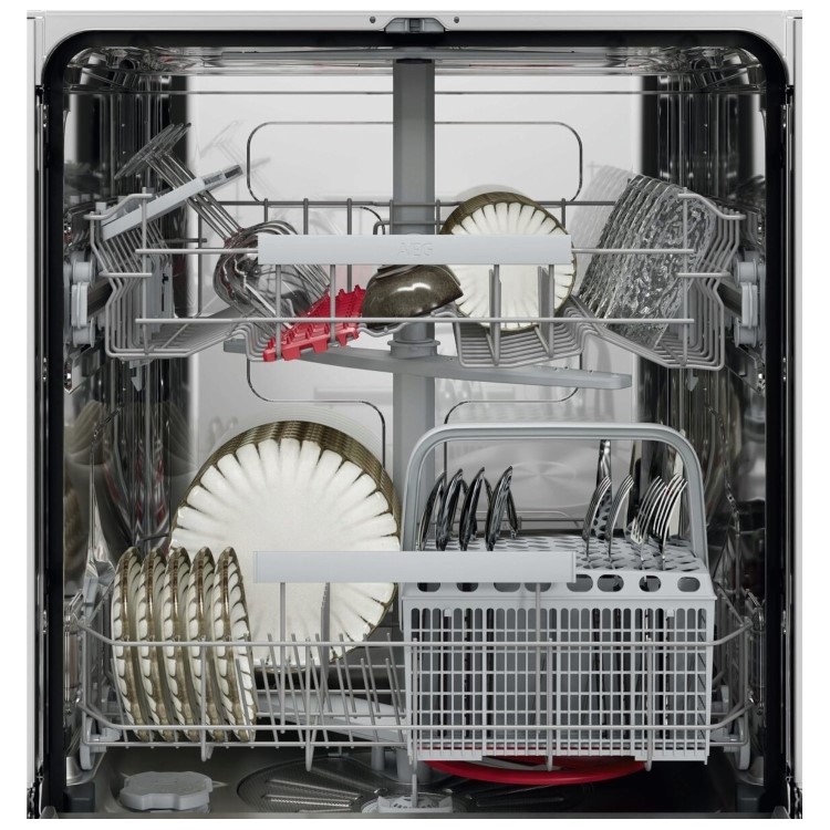 AEG Integrated Dishwasher - Black control panel B-rated