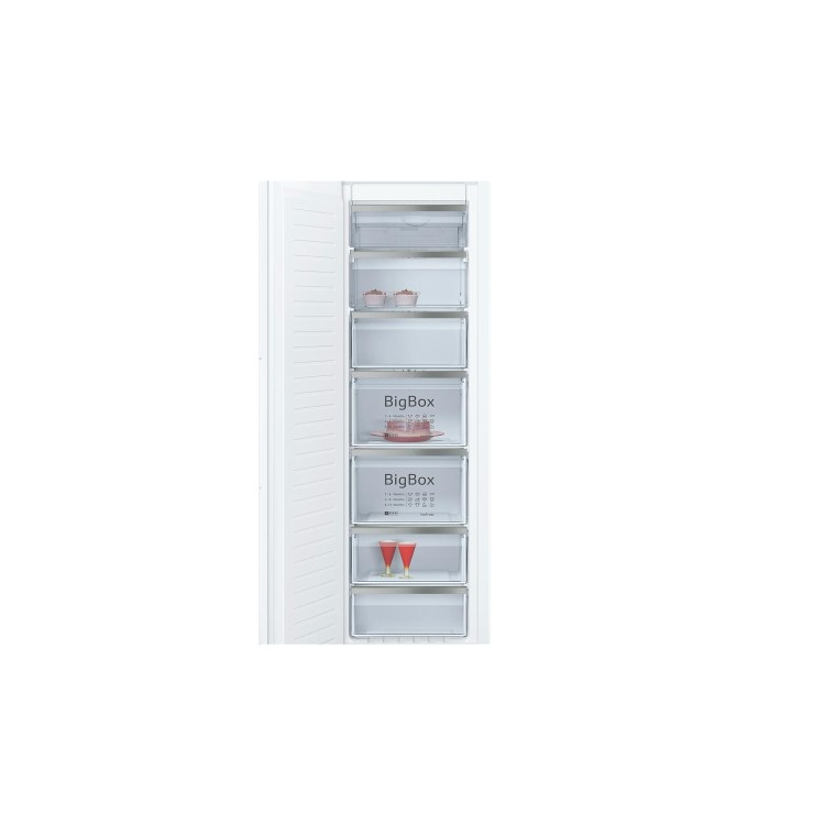 Neff GI7813E30G 56cm Wide Tall Frost Free Integrated Upright In-Column Freezer - White