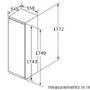 GRADE A2 - Neff GI7813EF0G N70 Tall Frost Free Integrated Freezer