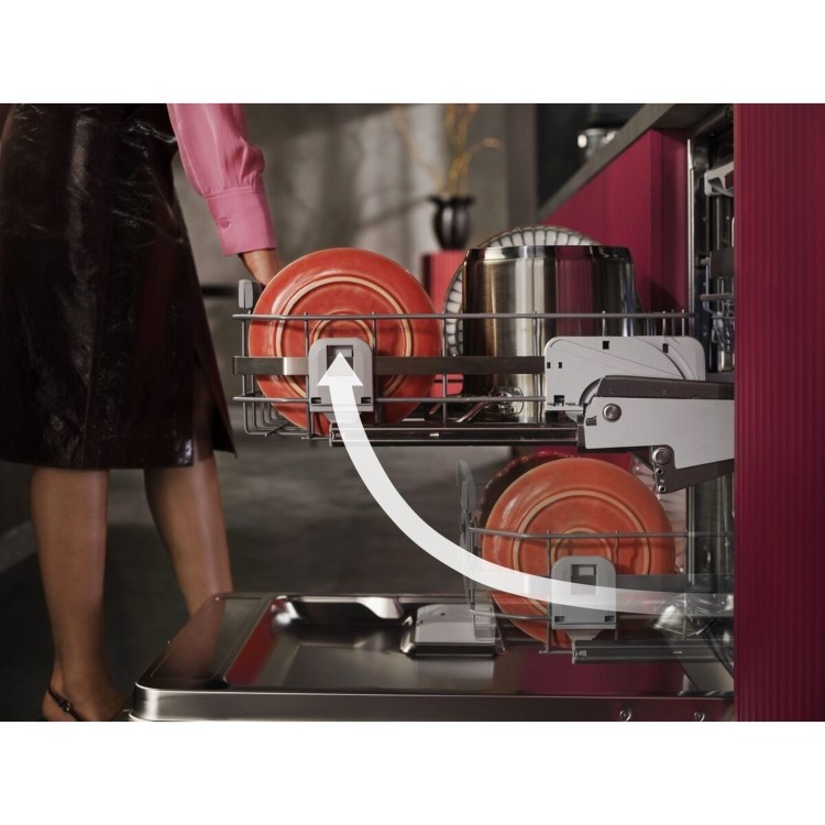 AEG Series 8000 ComfortLift Integrated Dishwasher - A-rated Black Control Panel