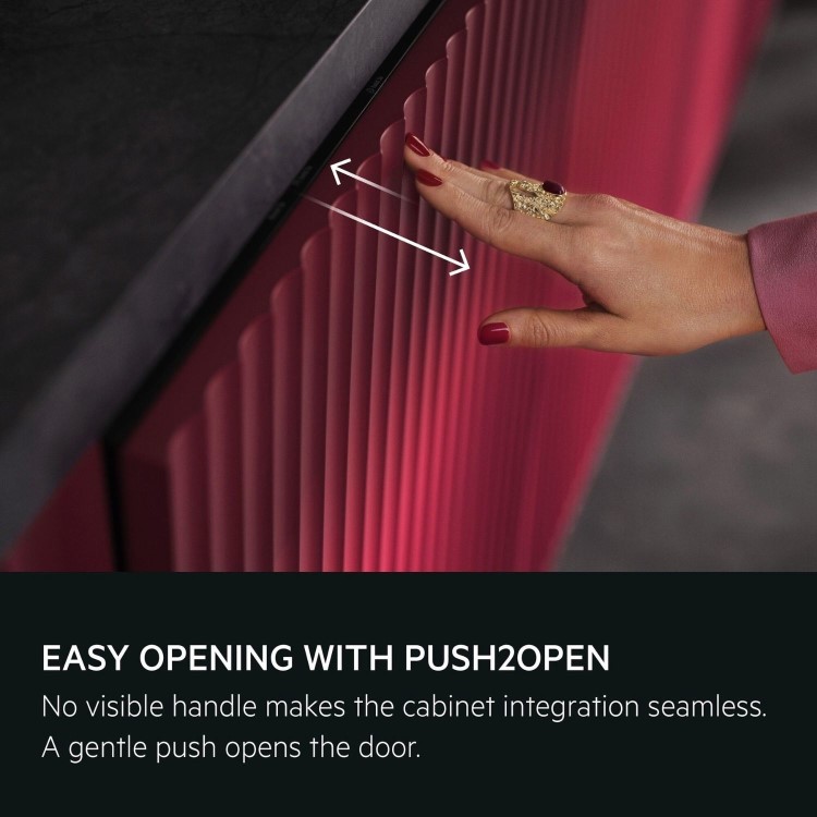 AEG Series 9000 Push2Open Integrated Dishwasher - A-rated Black Control Panel