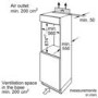 Bosch GID18A50GB Exxcel Integrated Freezer