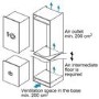 Bosch Series 6 97 Litre Integrated In-column Freezer