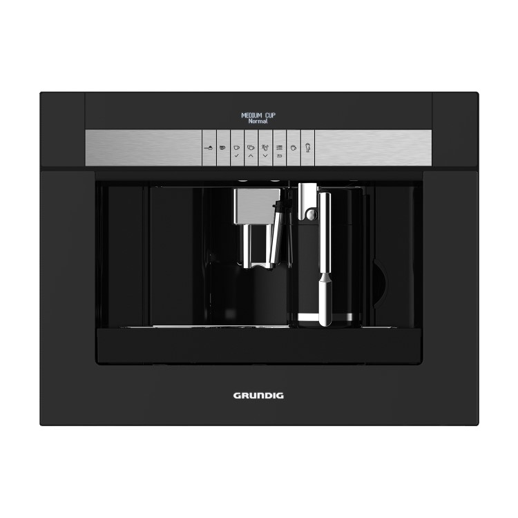 Grundig GKI1221X Built-in Bean-to-cup Automatic Coffee Machine - Black