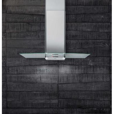 Elica GLACIER100 Glacier Flat Glass 100cm Chimney Hood in Stainless Steel