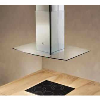 Elica GLACIERISLAND Designer 100cm Island Chimney Hood in Stainless Steel
