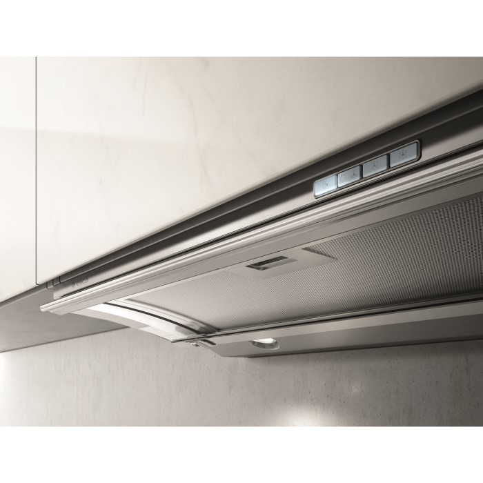 Elica GLIDELED90 Glide 90cm Cooker Hood with Telescopic Glass