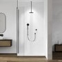 Aqualisa Black Smart Glo Dual Ceiling Mounted Smart Digital Mixer Thermostatic Shower HP/Combi
