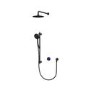 Aqualisa Black Smart Glo Dual Wall Mounted Smart Digital Mixer Thermostatic Shower HP/Combi
