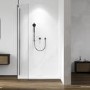 Aqualisa Black Smart Glo Digital Mixer Thermostatic Shower Gravity Pumped