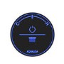 Aqualisa Black Smart Glo Digital Mixer Thermostatic Shower Gravity Pumped