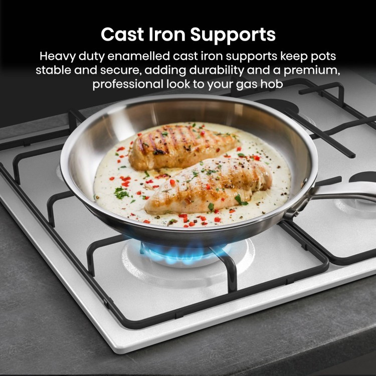 Cast Iron pan supports.