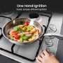 Hisense 60cm 4 Burners Gas Hob - Stainless Steel
